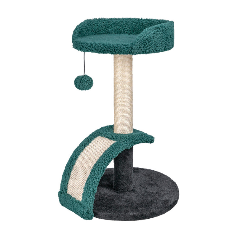 Manufacturer Wholesale Short Plush Sisal Durable Cat Scratcher