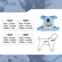 Wholesale Cute Design Detachable Bag Dog Harness and Leash Set