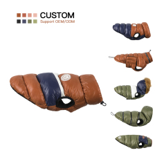 Manufacturer wholesale custom logo pet accessories dog winter coat