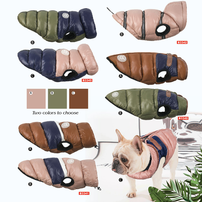 Manufacturer wholesale custom logo pet accessories dog winter coat