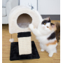 Manufacturer wholesale sisal short plush foldable small cat scratching house