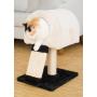 Manufacturer wholesale sisal short plush foldable small cat scratching house