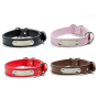Wholesale Custom Logo Cheap Adjustable PU Leather Dog Collar