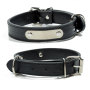 Wholesale Custom Logo Cheap Adjustable PU Leather Dog Collar