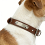 Wholesale Custom Logo Cheap Adjustable PU Leather Dog Collar