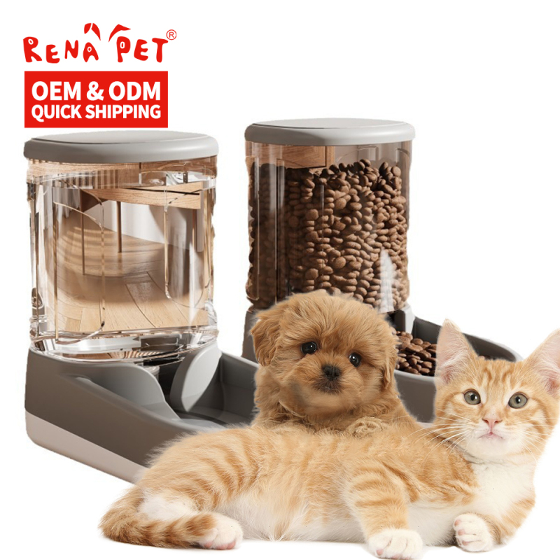 Wholesale Automatic Plastic Food Water Pet Feeder