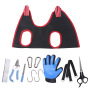 Manufacturer wholesale comb nail clippers hair remover pet grooming hammock set