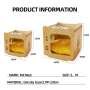 Wholesale One Two Layer Detachable MDF Board Cat House Indoor