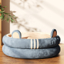 Wholesale Anti-Slip Bottom Plush Dog Cat Round Bed
