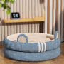 Wholesale Anti-Slip Bottom Plush Dog Cat Round Bed