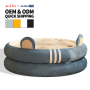 Wholesale Anti-Slip Bottom Plush Dog Cat Round Bed