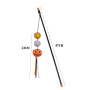 Manufacturer Wholesale Halloween Plush Stick Cat Toy Teaser