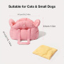 Manufacturer Wholesale Custom logo Pink Luxury Portable Carrier Pet Dog Car Seat Bed