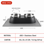 Wholesale Stainless Steel Single Two Dog Cat Elevated Bowls