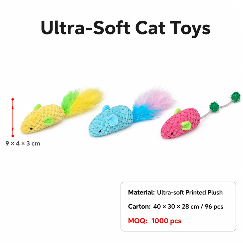 Wholesale Customized Plush Cat Toys Products