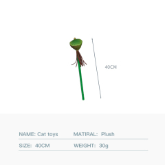 Manufacturer wholesale plush cat teaser stick product