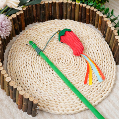Manufacturer wholesale plush cat teaser stick product
