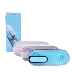 Manufacturer wholesale pink blue grey foldable dog water bottle portable