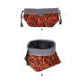 Manufacturer wholesale foldable polyester portable travel dog food bag bowl