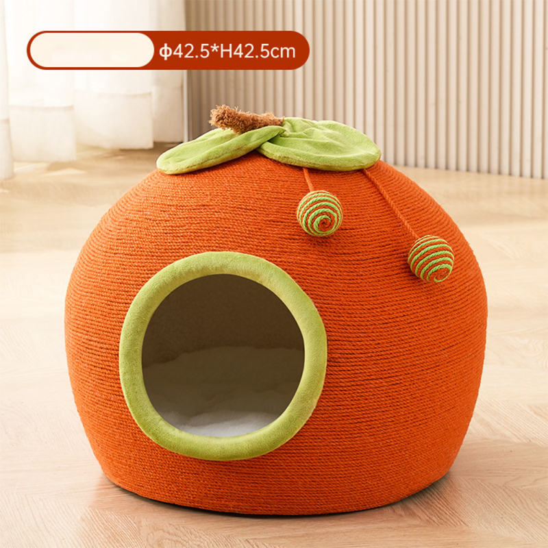 Wholesale Round Design Sisal Cat House Indoor