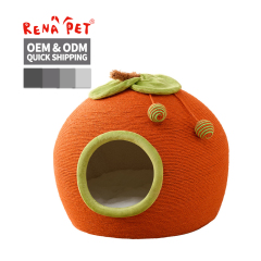 Wholesale Round Design Sisal Cat House Indoor