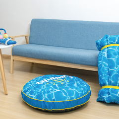 Manufacturer wholesale summer new design blue dog bed oxford material