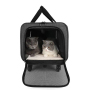 Wholesale Portable Outdoor Breathable Detachable Small Dog Cat Carrier Bag with Wheels