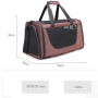 Wholesale Portable Outdoor Breathable Detachable Small Dog Cat Carrier Bag with Wheels