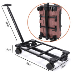 Wholesale Portable Outdoor Breathable Detachable Small Dog Cat Carrier Bag with Wheels