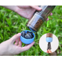 Manufacturer wholesale foldable dog water bottle with poop bag food storage