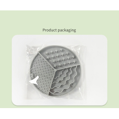 Manufacturer wholesale silicone slow feeder round dog lick mat