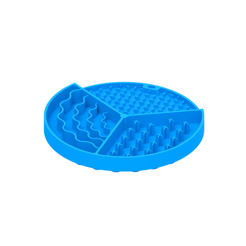 Manufacturer wholesale silicone slow feeder round dog lick mat