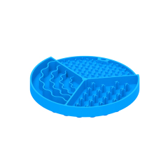 Manufacturer wholesale silicone slow feeder round dog lick mat