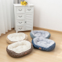 Manufacturer wholesale soft plush fluffy cat dog warm bed