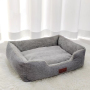 Manufacturer wholesale soft plush fluffy cat dog warm bed