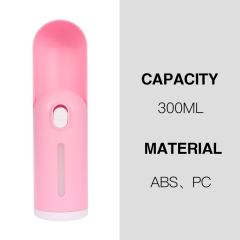 Manufacturer wholesale travel adjustable tensible pet supplier mini portable dog water bottle for dog