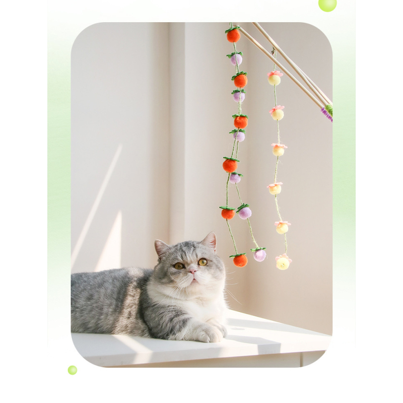 Wholesale New Small Ball Interactive Cat Teaser Toy