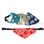 Manufacturer wholesale multi-design adjustable buckle dog bandana collar