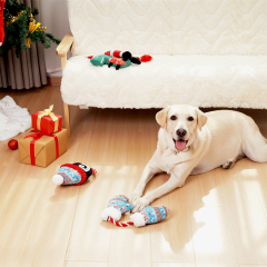 Manufacturer wholesale glove design dog christmas plush rope toys