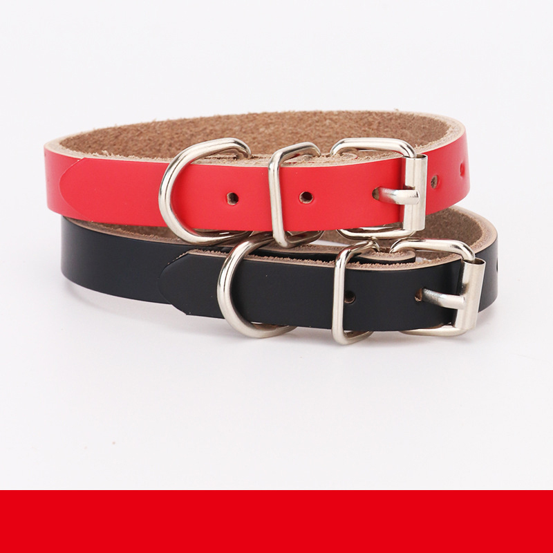 Manufacturer wholesale multi-colors cat pet dog leather collar
