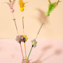 Wholesale  Flower Feather Teaser Cat Stick Toys