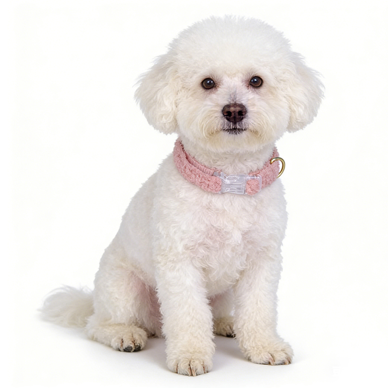 Wholesale Custom Logo Adjustable Dog Collar Lamb Wool