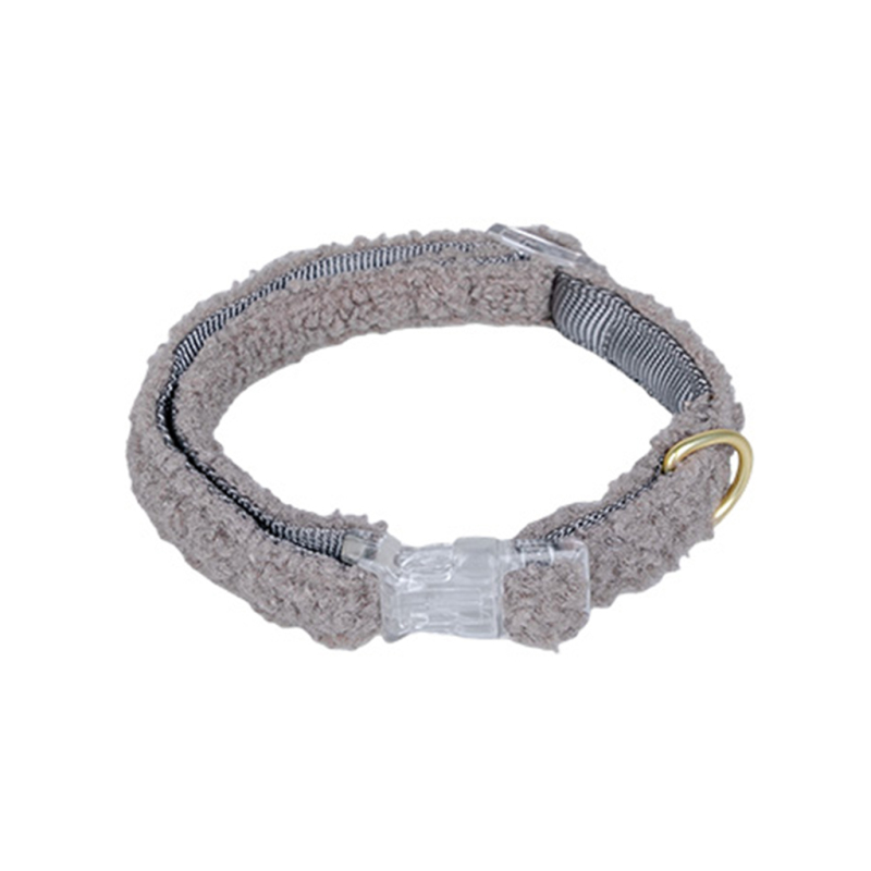 Wholesale Custom Logo Adjustable Dog Collar Lamb Wool