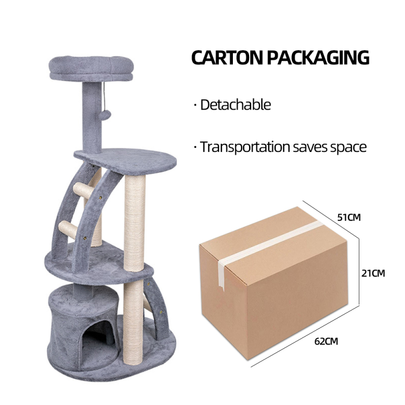 Manufacturer Wholesale Sisal Wood Stairs Cat Tree