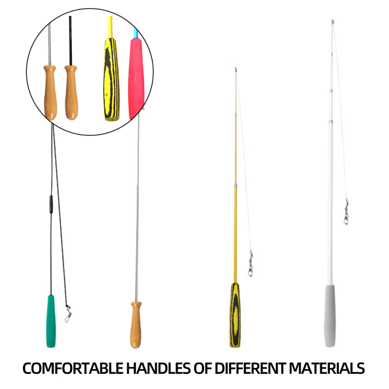 Wholesale Three Four Sections Extendable Adjustable Cat Teasing Stick