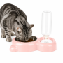 Wholesale Indoor Cat Dog Bowl with Bottle Dispenser