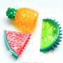 Manufacturer wholesale fruit watermelon lemon pineapple dog rubber toys