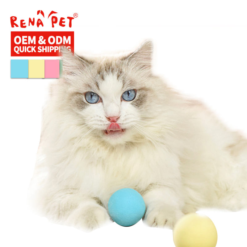 Wholesale Battery Plush EVA Interactive Cat Toy Ball
