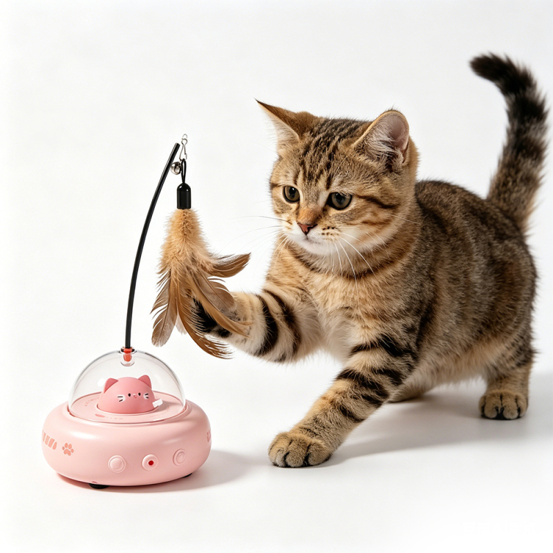 Wholesale Automatic Feather Cat Toy Interactive