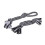 Manufacturer wholesale bite-resistance black white dog hard rope toys set